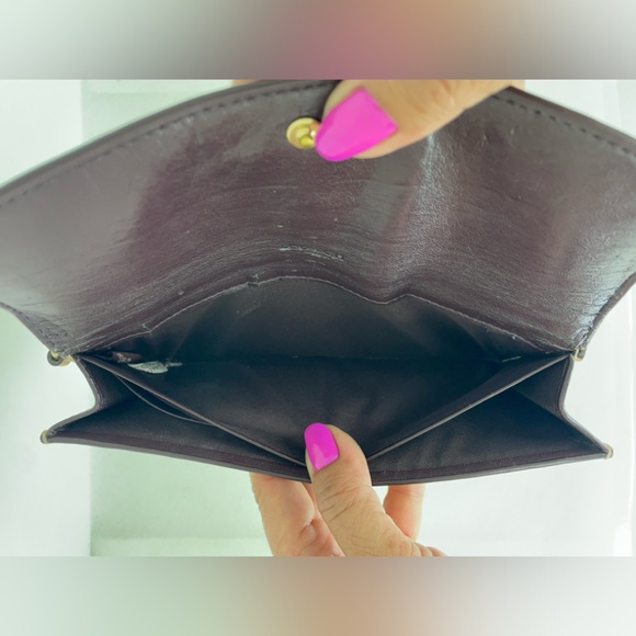 MT330-Pre-Loved COACH Large Flap Wallet w/Matching Wristlet - Picture 5 of 14